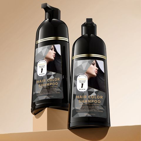 3-in-1 Hair Dye Shampoo – One Wash for Natural Color, 4 Shades Available, Conditioning & Nourishing, Easy at-Home Application