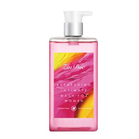 ZaiDoc Refreshing Intimate Wash for Women – Antibacterial Gentle Cleansing Foam, pH-Balanced Feminine Hygiene, Eliminates Odor, Soothes Itching & Irritation, Plant-Based Gentle Formula, 200ml/6.76oz