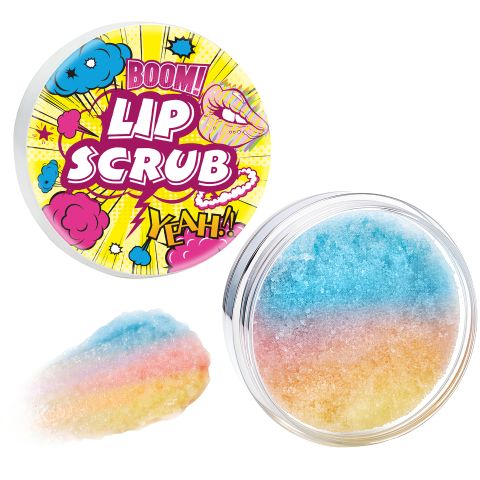 3-Color Lip Scrub – Gentle Exfoliating Lip Treatment, Removes Dry Flaky Skin & Residue, Moisturizes & Softens, Reduces Lip Lines, Smooth + Glowy Finish