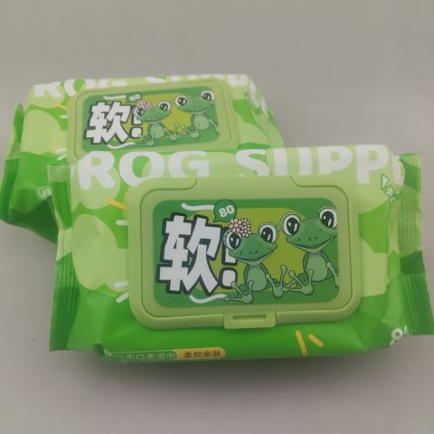 Frog Baby Hand & Mouth Wipes – 80 Count, Soft & Skin-Friendly, Alcohol-Free & Fragrance-Free, Hypoallergenic Hand & Mouth Wipes, Gentle for Newborns & Toddlers