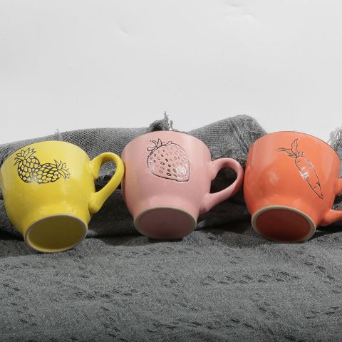 280ml Ceramic Mug – 9cm x 8cm, Versatile Cup for Coffee, Tea, Milk & Juice, Ideal for Home, Office & Gift
