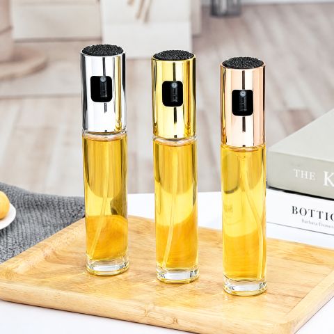 Glass Oil Sprayer Bottle - Fine Mist Cooking Oil Sprayer for Healthy Cooking, Kitchen Olive Oil Dispenser, BBQ & Salad Oil Spray