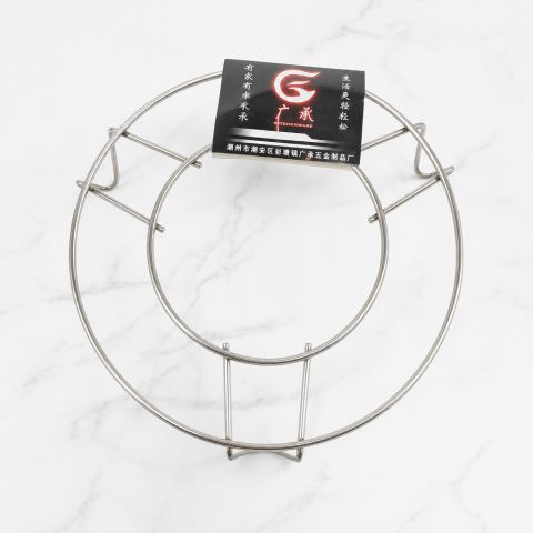 5*2 Stainless Steel Steaming Rack for Pots and Pans Stable Tripod Kitchen Steamer Stand