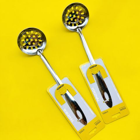 Crown Rabbit 7cm Stainless Steel Skimmer Slotted Spoon for Cooking and Frying