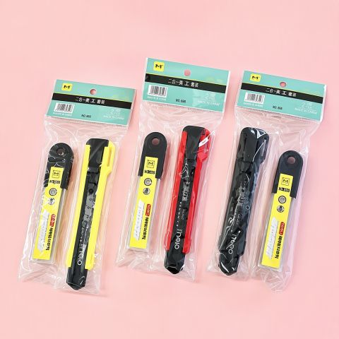 Professional Utility Knife Set with Retractable Blades Sharp Multi-Purpose Cutting Tool