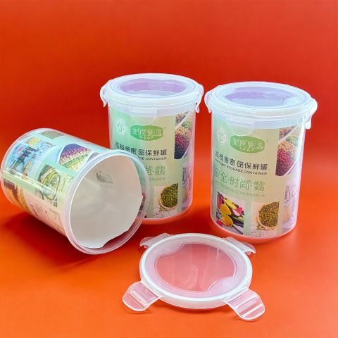 Premium Large Airtight Food Storage Jar Transparent Container for Grains Snacks and Dry Goods