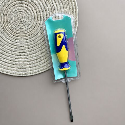 6-Inch Professional Slotted Screwdriver Model 3004 Magnetic Tip Ergonomic Handle Tool