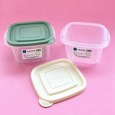 Yidele 2001-1 Square Airtight Fridge Storage Box BPA-Free Food Container with Sealed Lid