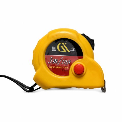 3-Meter Yellow Tape Measure with Wrist Strap