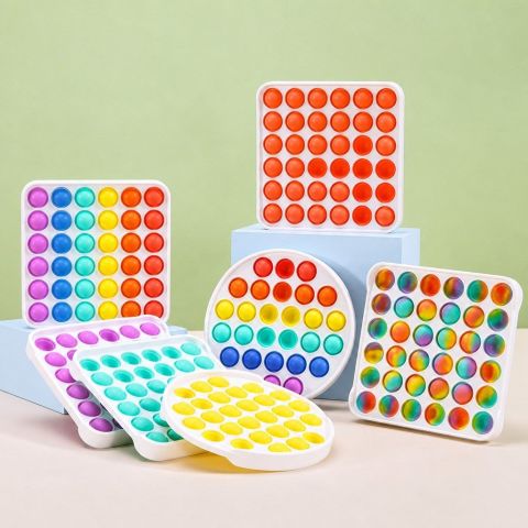 Colorful Finger Bubble-Pop Stress Relief Toy Set