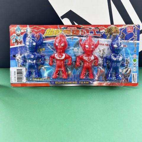 Four-Character Collectible Figure Set in Retail Blister Pack